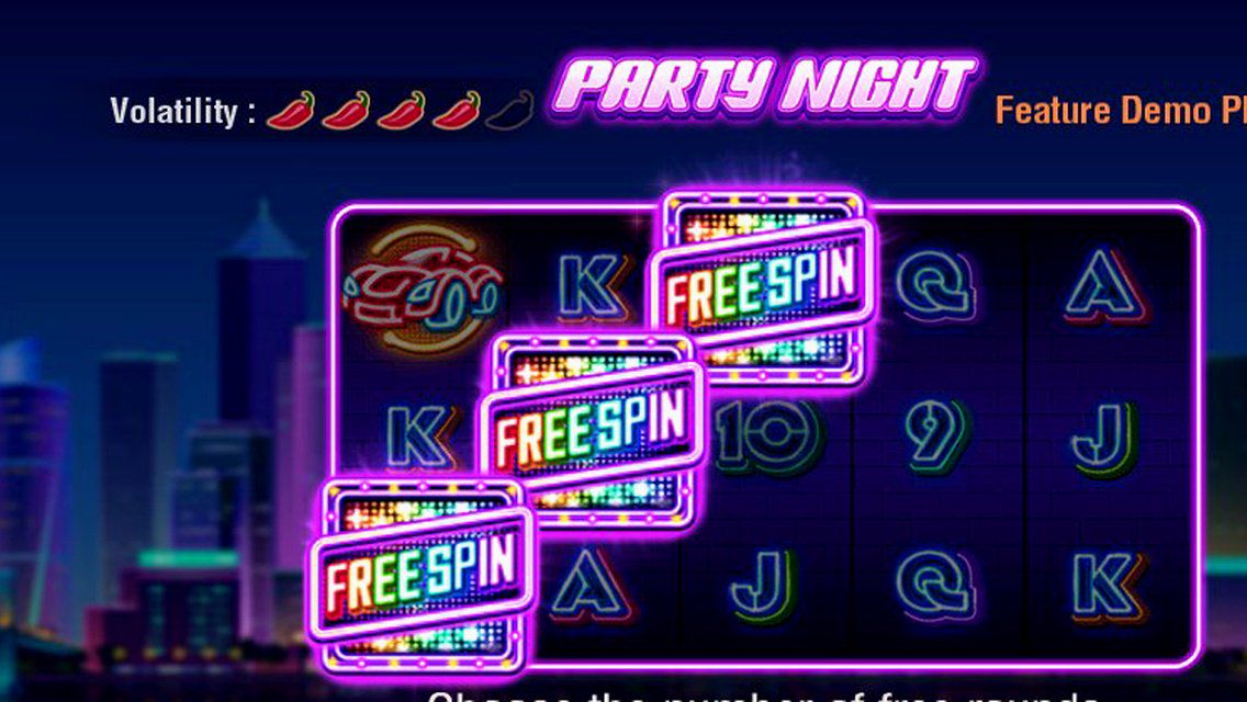 Party Night · Tangkapan Layar Aplikasi JAMIN777